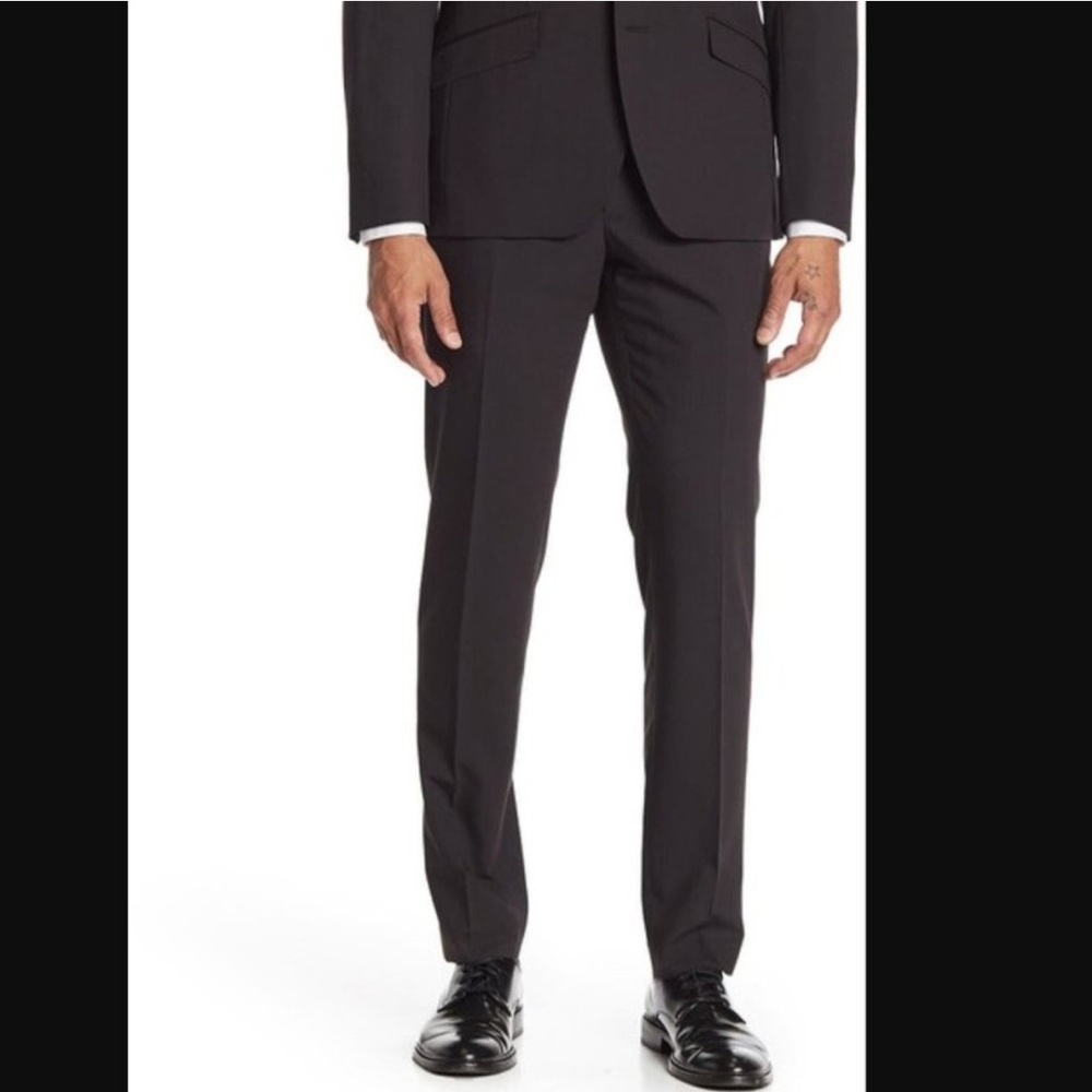 The Savile‎ Row Brixton Dress Pants Black 38W